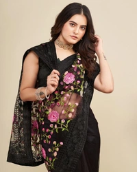Newly Launched V Camaamika 8 Sarees - Black