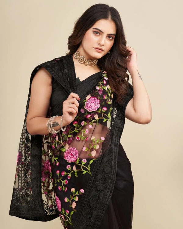 Newly Launched V Camaamika 8 Sarees - Black