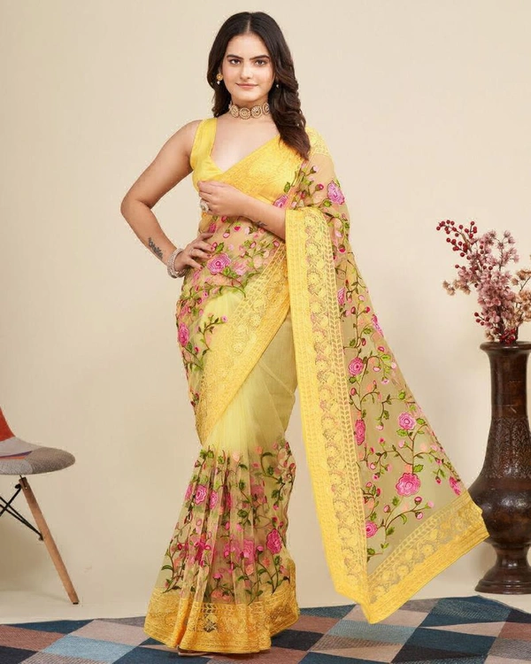 Newly Launched V Camaamika 8 Sarees - Yellow