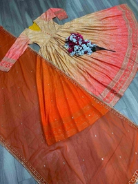 New Embroidered Gown For Women - M upto L Margin