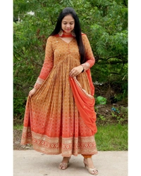 New Embroidered Gown For Women - XL upto 2XL Margin