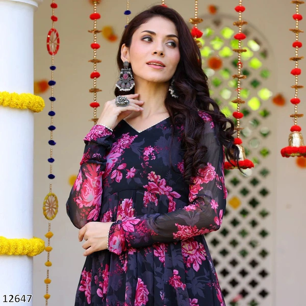 Murliwala Traders Premium Readymade Desiner Gown Collection - XL