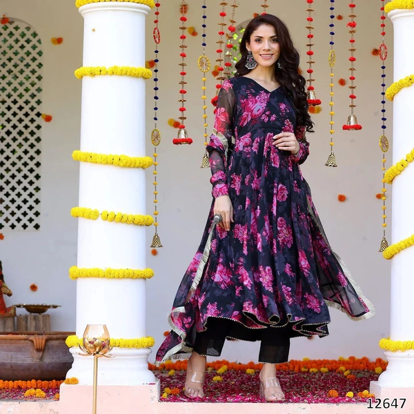 Murliwala Traders Premium Readymade Desiner Gown Collection - XL