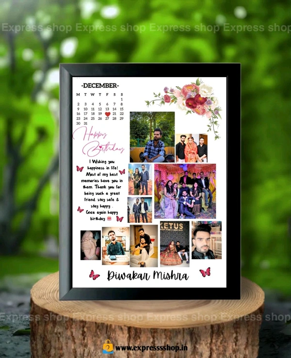Customized A4 Size Photo Frame , Happy Birthday , Anniversary & More Gifts For Special One 🎉