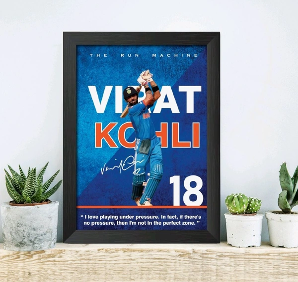 Virat Kohli Poster 18 Frame ❤️