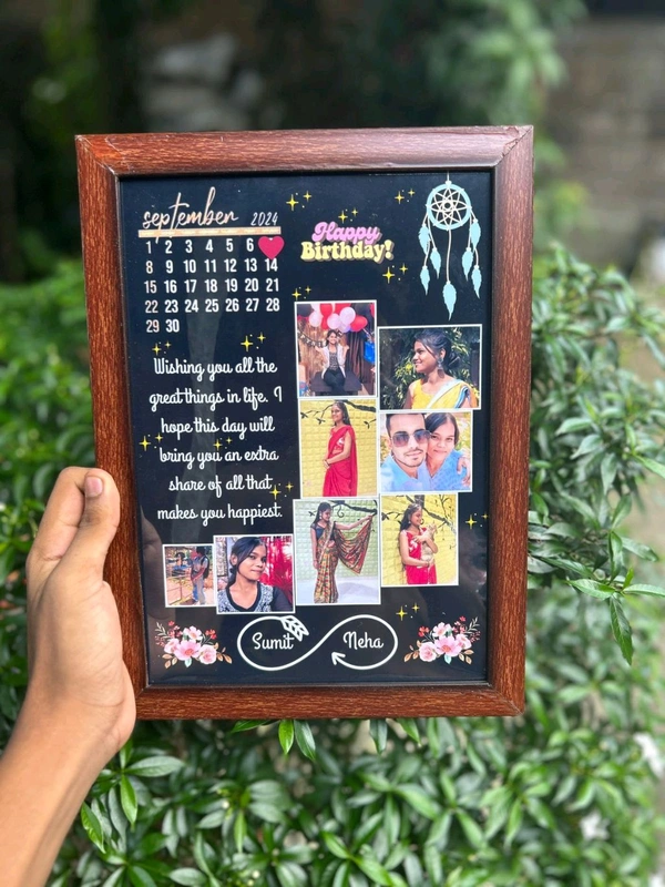 New Customized Brown 🤎 Colour Frame A4 Size 10*14