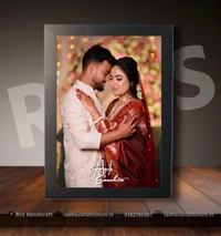 Customized Collage Photo Frame || 12x18Inch Size | Glossy Black Frame | Personalized Gift for Birthday, Anniversary & Home Decor