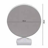 Personalized 3D Photo Frame Lamp with Warm LED Light - White