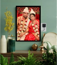 Customised LED Photo Frame for Couples | Anniversary LED Light Frame | Personalized Photo & Date | Perfect Gift for Husband, Wife & Loved Ones 12x18