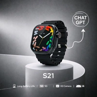 S/T 10 Ultra Black 5G Android Smartwatch AMOLED