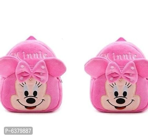 Classy Cartoon Printed Kids School Bags, Pack Of 2