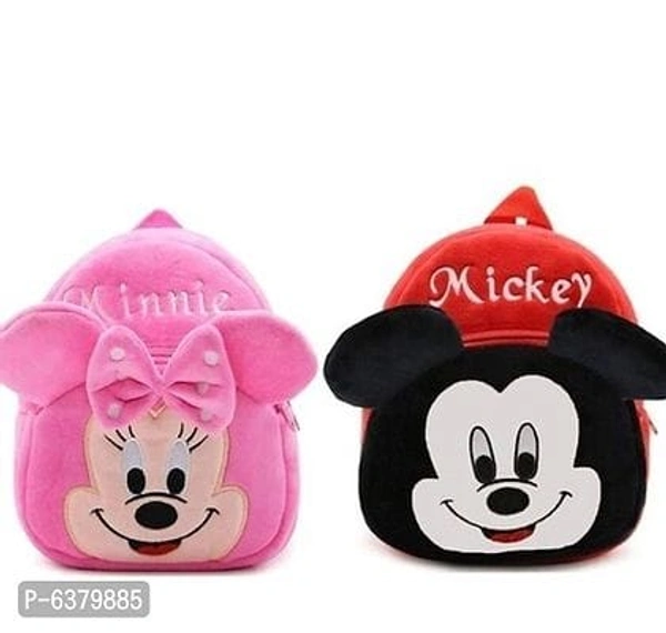 Classy Cartoon Printed Kids School Bags, Pack Of 2