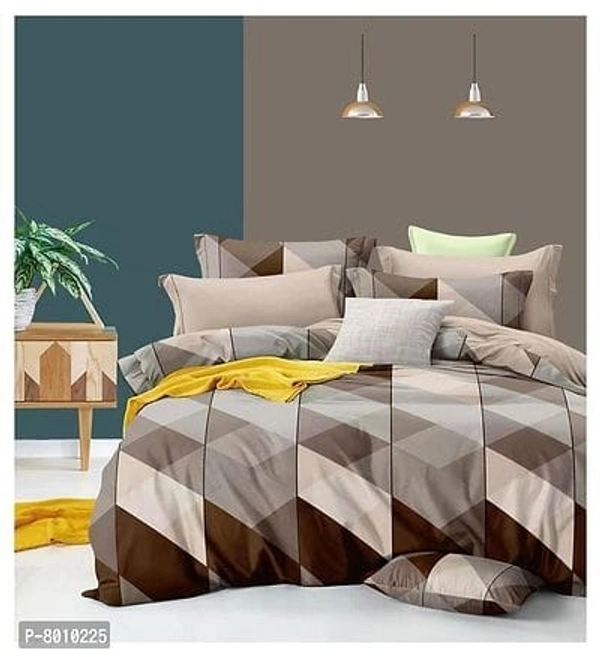 Comfortable Cotton Printed King Size Bedsheet with 2 Pillow Covers