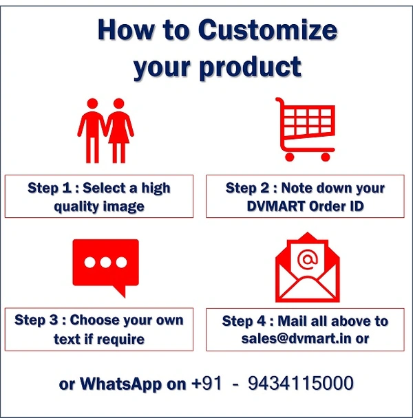 DVTECH DVMART® Wooden Teacher's Day Photo Frame Unique Personalised Gift For Your Teacher - 8x6 Size, Harvest Gold