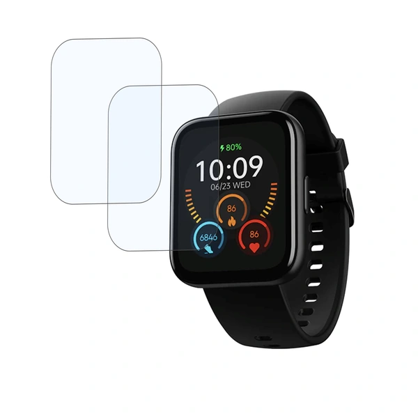 DVTECH® (Pack of 02) Screen Protector for boAt Wave Call Plus(Not a Tempered glass)