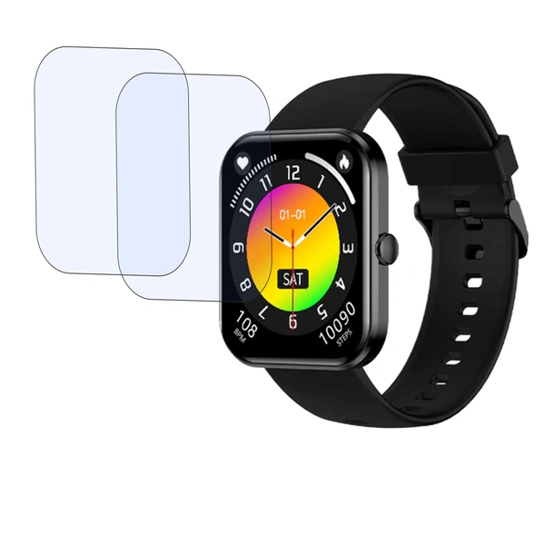 DVTECH® (Pack of 02) Screen Protector for Fire Boltt Terminator(Not a Tempered glass)