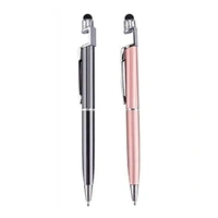 Universal 3 in 1 Ballpoint Function Stylus Pen with Mobile Stand Holder, Writing Pen,Screen Wipe for All Android Touchscreen Mobile Phones and Tablets (Multi-Color)