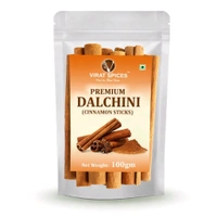 Cinnamon (Dalchini) 100gm – Premium Whole Dalchini Sticks for Cooking, Tea, Garam Masala & Ayurvedic Use