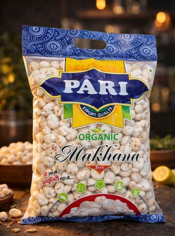 Premium Phool Makhana 250g – Natural Fox Nuts | Organic Lotus Seeds | Healthy Snack | Gluten Free | High Protein | Bihar Origin