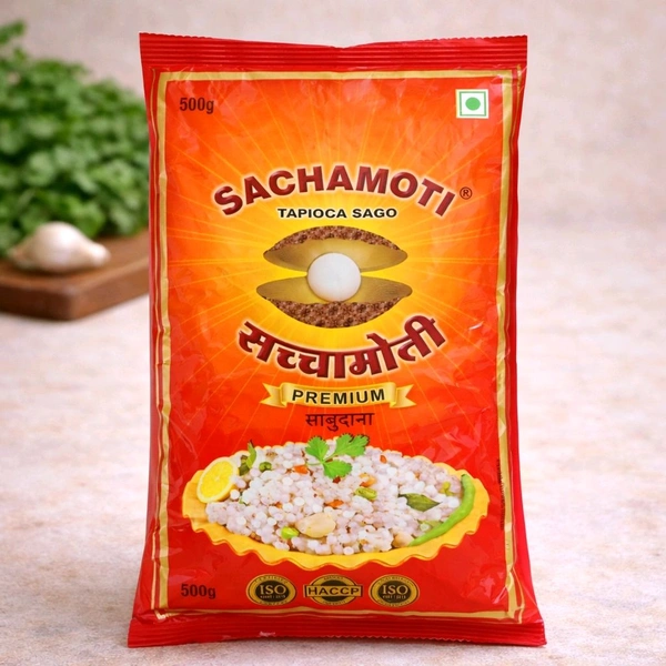 Premium Sabudana 1KG – Tapioca Sago | Nylon Sabudana for Vrat | Gluten Free | Fast Cooking | Perfect for Khichdi, Kheer & Sabudana Vada - 1kg