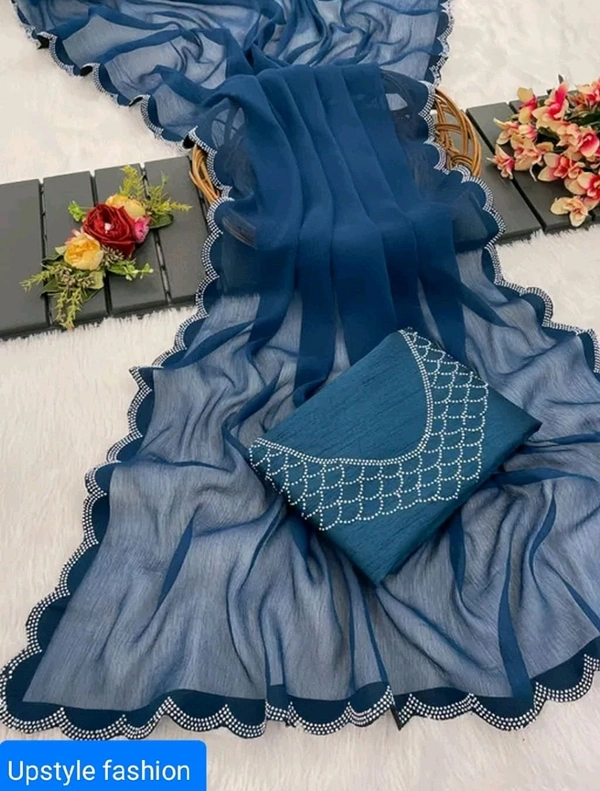 Party wear Heavy Bollywood georgetee Saree - FREE, Tarawera, FREE