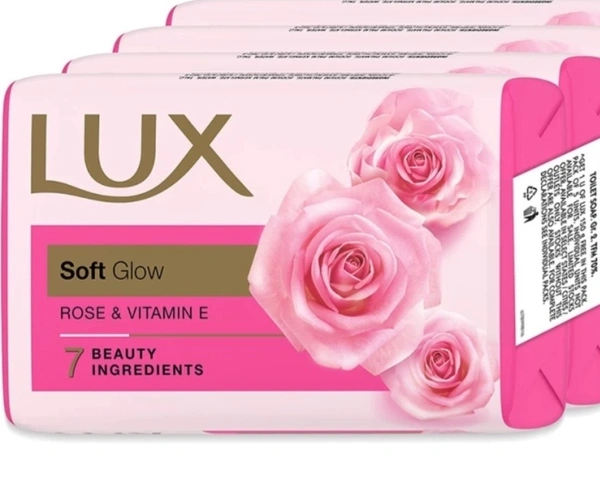 Lux Rose & Vitamin E Soap Bar 100 g (Pack of 3) MRP 105 (36/Box)