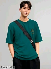 Over Sized T Shirt - Teal, Xl