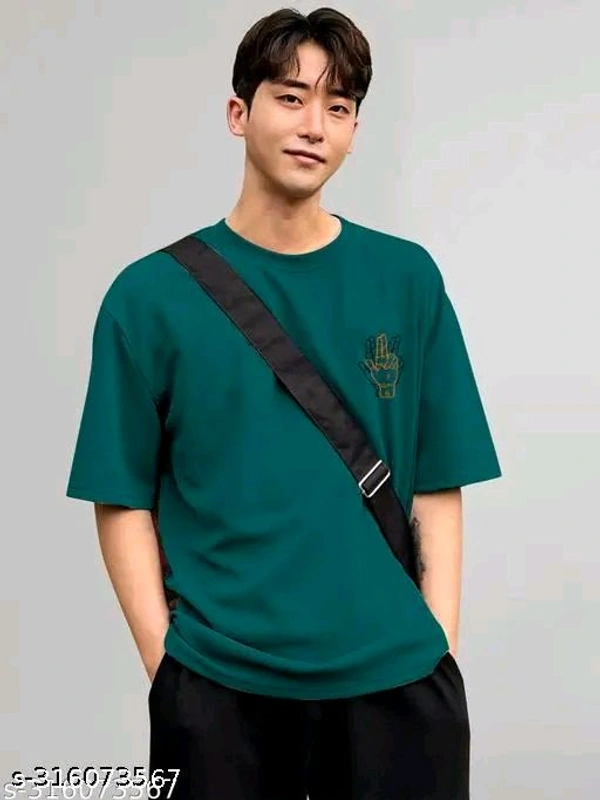 Over Sized T Shirt - Teal, Xl