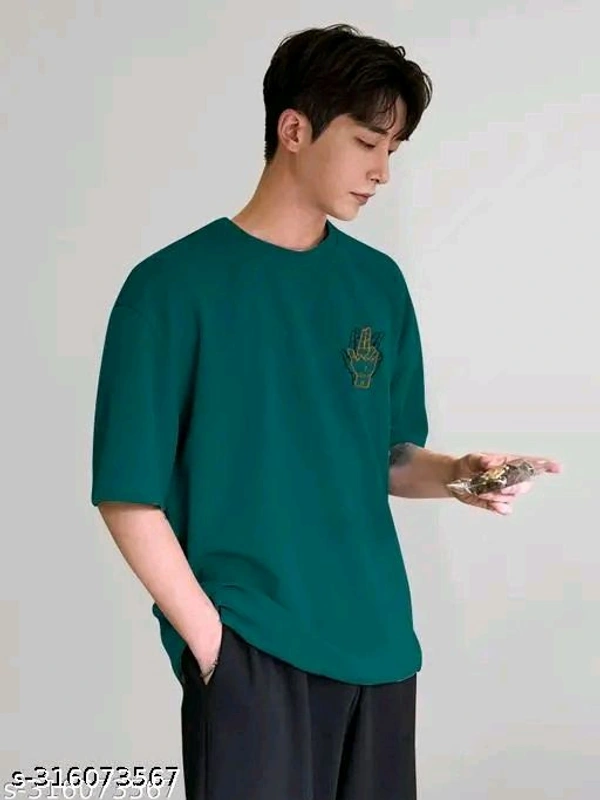 Over Sized T Shirt - Teal, Xxl