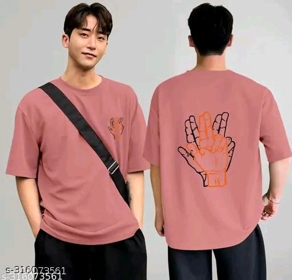 Over Sized T Shirt - Hit Pink, Xl