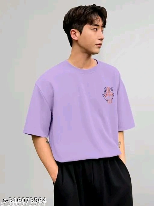 Over Sized T Shirt - Mauve, Xl