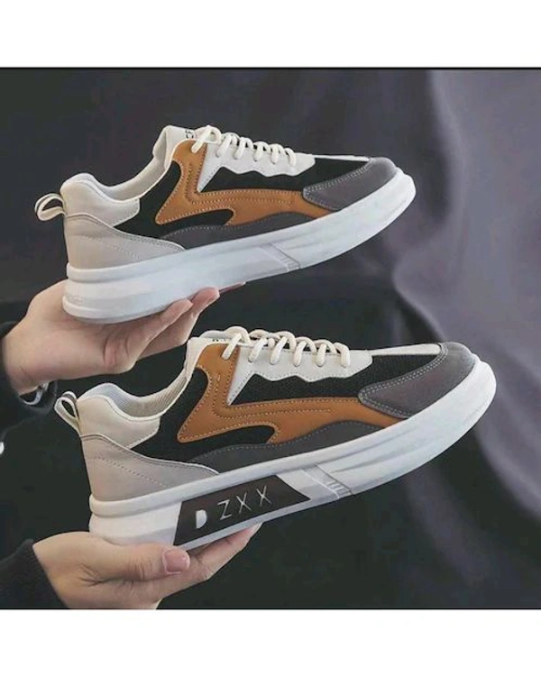 Zxx Black Casual Sneakers - White, 8