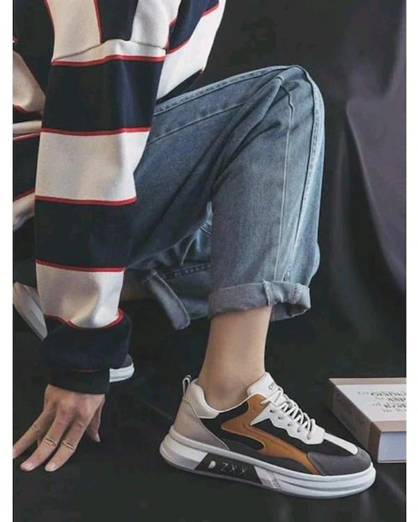 Zxx Black Casual Sneakers - White, 6