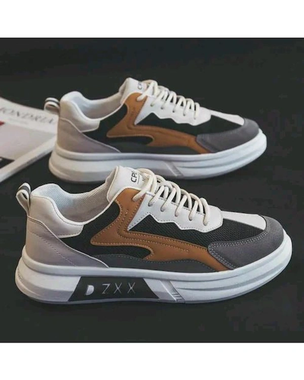 Zxx Black Casual Sneakers - White, 6