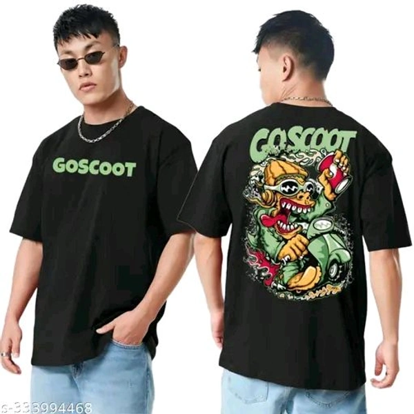 Over Sized T Shirt Printed - Mine Shaft, L