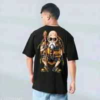 Printed Oversized T Shirt - Mine Shaft, XL