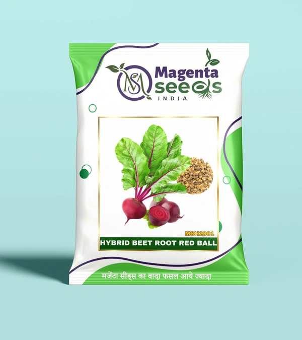 Magenta Seeds RED BALL-Hybrid Beet Root Seeds - 250 Gram