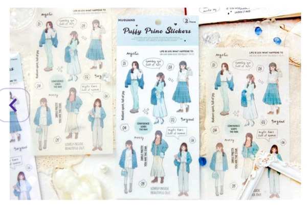 Girl Sticker Sheets - C