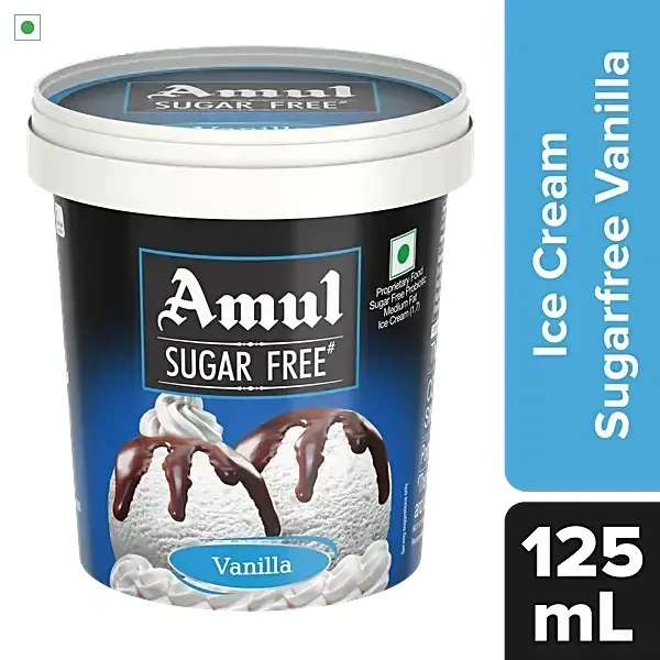 AMUL ICE CREAM JUMBO CUP S.FREE VANILA