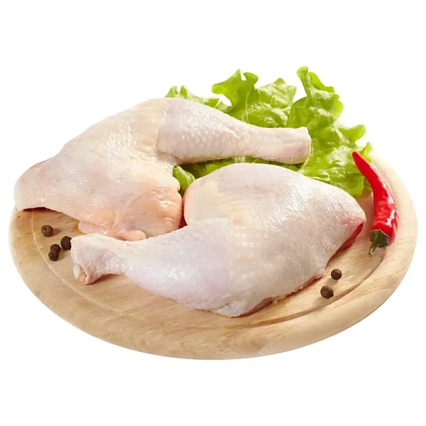 CHICKEN LEG CHEST WITH SKIN (RAW FROZEN)