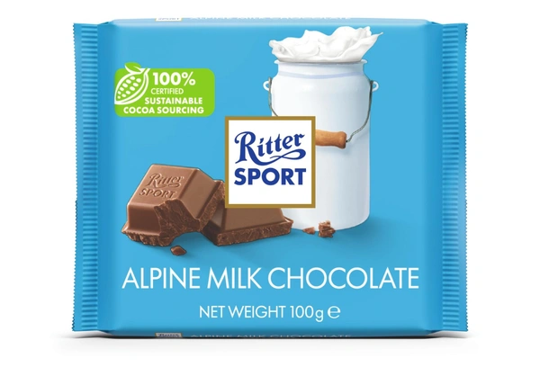 RITTER SPORT CHOCOLATE ALPS MILK