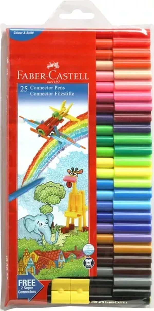FABER-CASTELL 25 CONNECTOR PENS - 25N