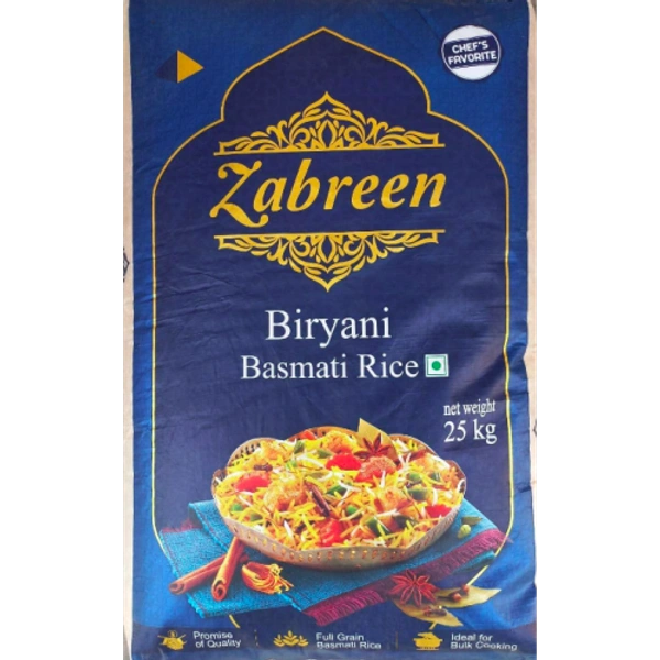 INDIA GATE ZARBEEN XXXL BIRYANI BASMATI RICE - 1KG