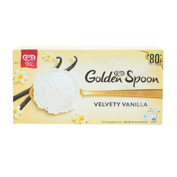KW BRICK GOLDEN SPOON VALVETY VANILLA - 700ML