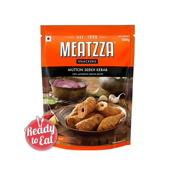 MEATZZA MUTTON SEEKH KEBAB - 500GM