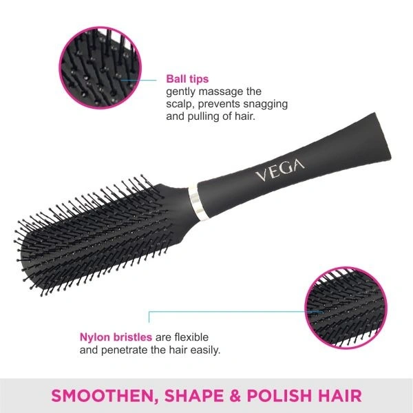 VEGA E5-FBN HAIR BRUSH FLAT - 1N
