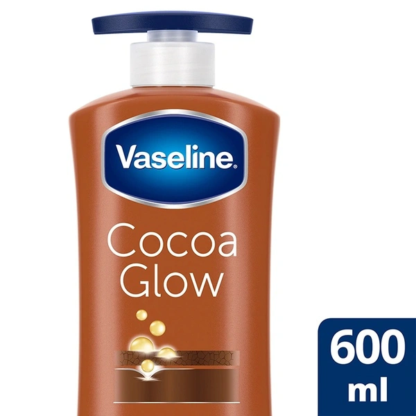 VASELINE B/L INT. CARE COCOA GLOW 600ML
