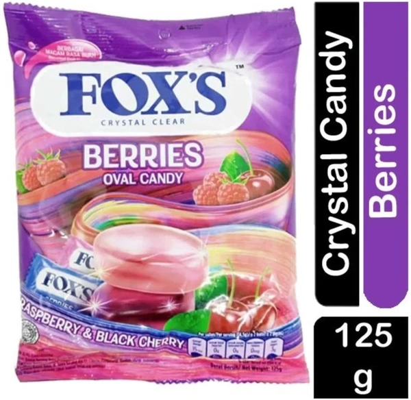 FOXS BERRIES OVAL CANDY (POUCH)
