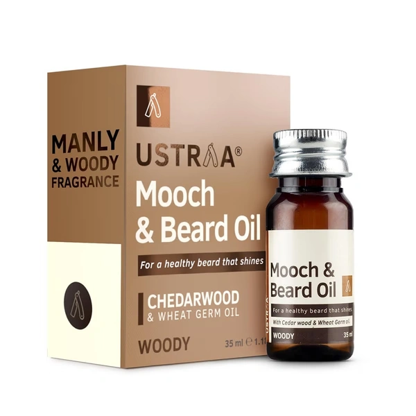 USTRA MOOCH & BEARD OIL WOODY