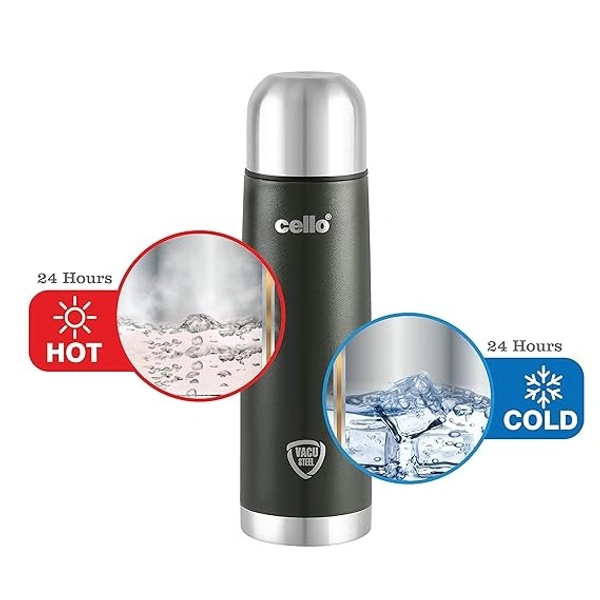 CELLO VACUSTEEL BOTTLE DURO FLIP - 1 LTR